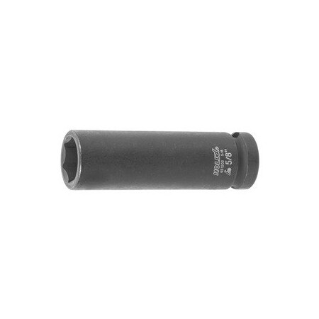 Holex Impact Socket, 1/2 inch Drive, 6 pt, Deep, 5/8 inch 651202 5/8
